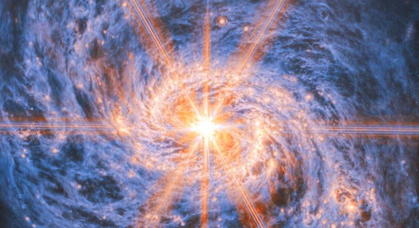 A JWST képességeit is próbára teszi a hihetetlen ragyogás, ami ebből a galaxisból ered