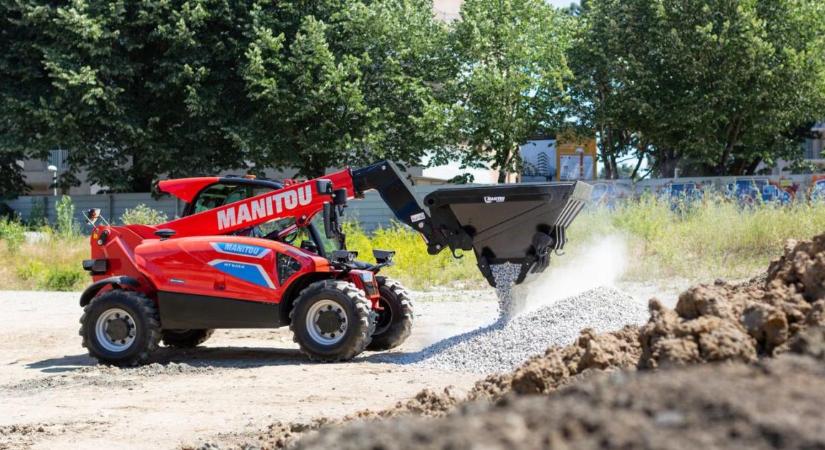 Dízel helyett villany: nehéz rakodómunkára tervezte új elektromos gépét a Manitou