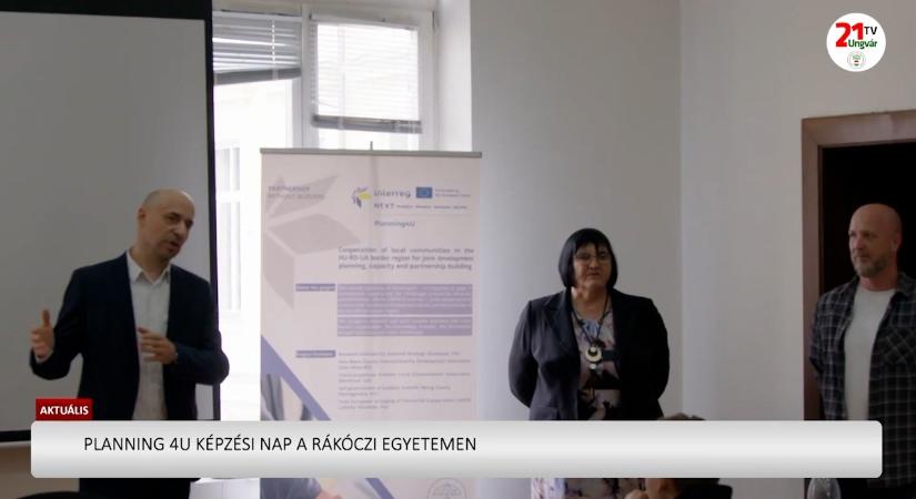 Aktuális (2026.05.20) Planning 4U képzési nap a Rákóczi egyetemen (videó)