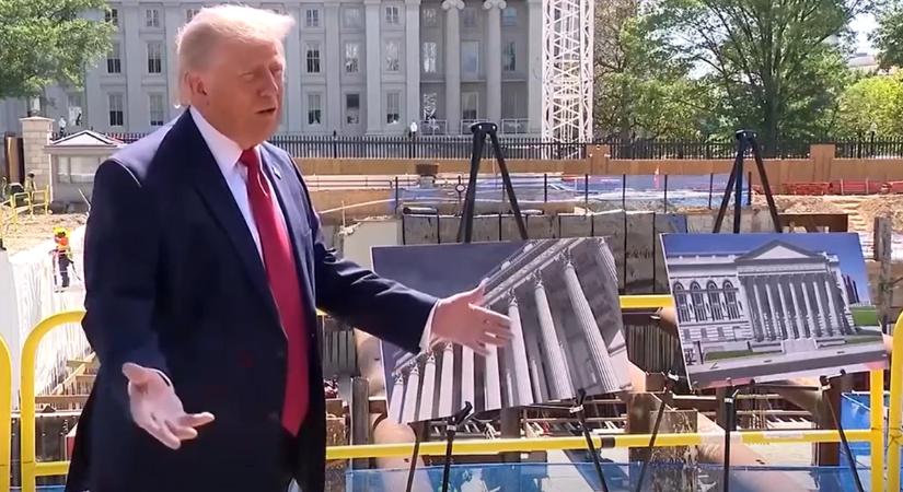 Bálterem à la Trump: egymilliárd dollárból építene katonai bázist a Fehér Házhoz az amerikai elnök