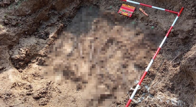 Katonák maradványaira leltek Hollóházán