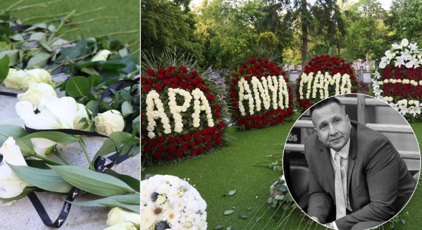 „Apa, anya, mama” – összeszorul a szív: így búcsúztak el Süllős Gyulától és családjától – galéria