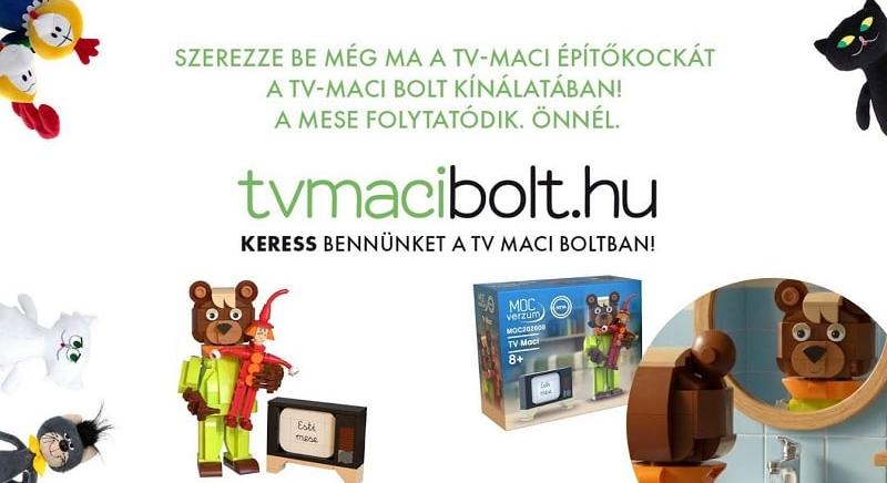 Már otthon is lehet vele játszani: TV-Maci megvehető kockaként, ahogyan a csutkababája is
