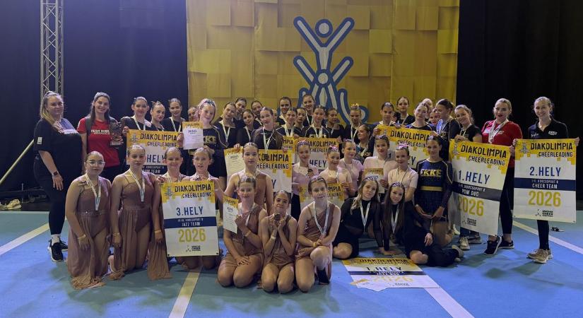 Diákolimpia: a cheerleading ünnepe Egerben