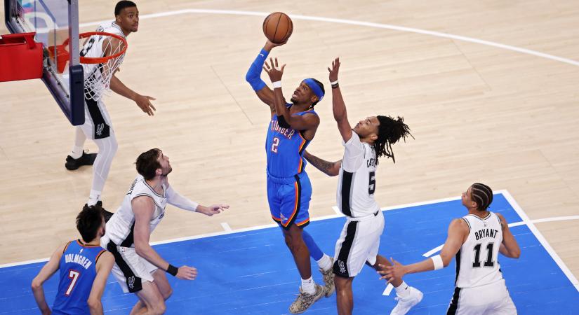 NBA-rájátszás: Kevesebb dráma és Thunder-siker a második meccsen