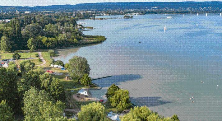 Ingyenes partszakasszal erősít Keszthely – Négy strand várja idén a fürdőzőket