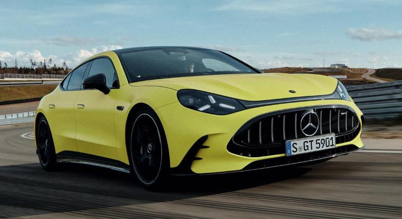 1169 lóerővel és megosztó formával rúgja be az ajtót az új négyajtós Mercedes-AMG GT