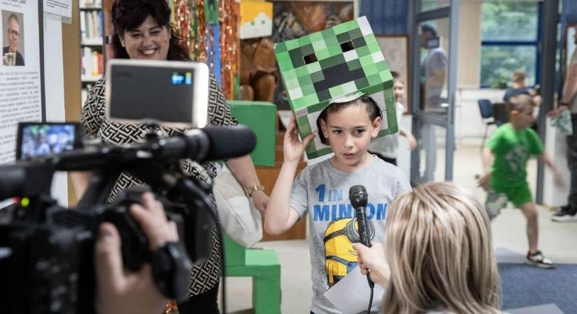 Micsoda kockaőrület! Nem csak a legkisebbeket húzta be a Minecraft világa a zalai intézményben (galéria, videó)