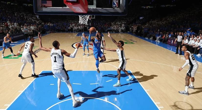 A 30 pontos Shai Gilgeous-Alexander vezérletével egyenlített az OKC – videó