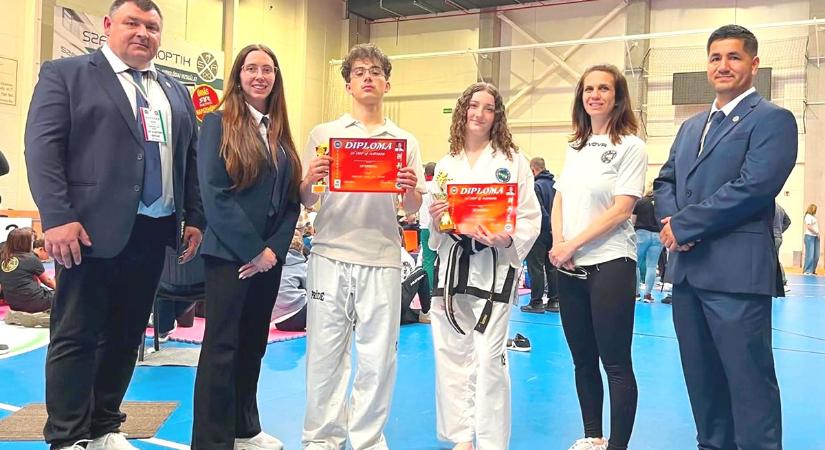 Nemzetközi mezőnyben bizonyítottak a Békés megyei taekwon-dósok