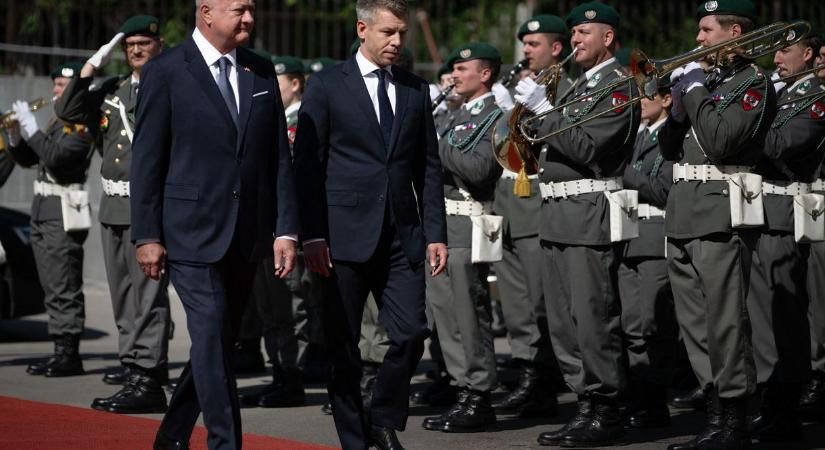 Magyar Pétert fogadta Christian Stocker osztrák kancellár Bécsben