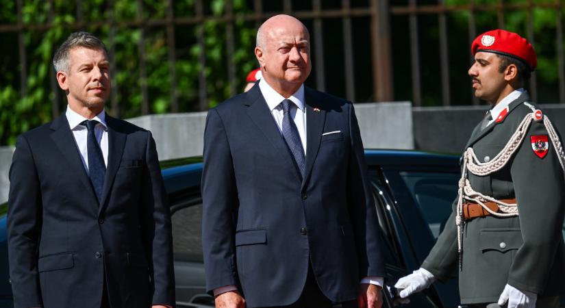 A nap képe: így fogadta Magyar Pétert az osztrák kancellár
