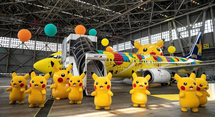 Pokémon tematikájú repülőtér nyílik Japánban – fotók