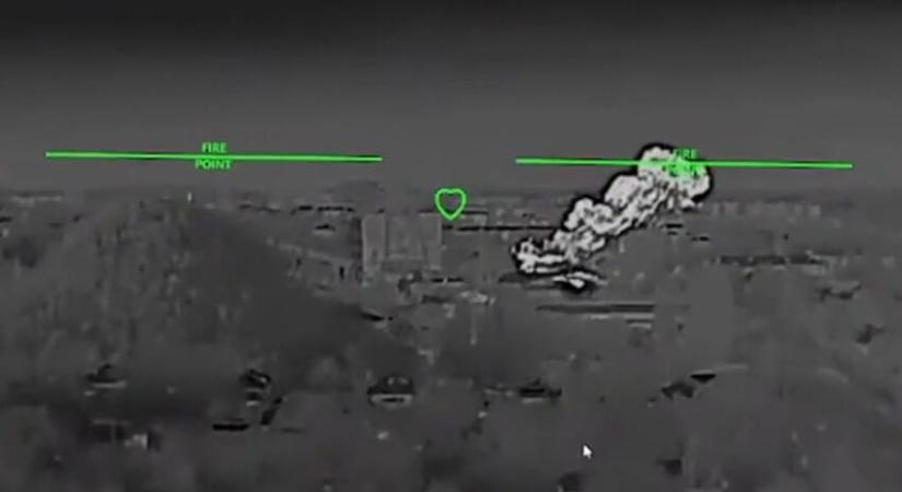 Orosz drónpilóta-kiképzőre mértek dróntámadást az ukránok – videó