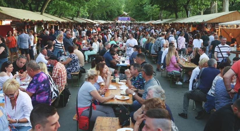 Ilyen időjárásra készülhetnek idén a szegedi borfesztiválozók