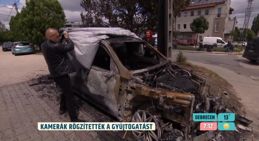 Egy teljesen kiégett roncs után kell 25 millió forintot kifizetnie
