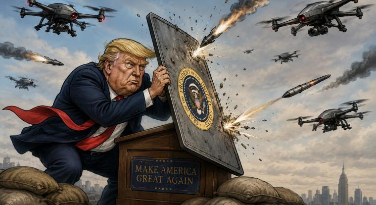 Donald Trump drónbiztos báltermet akar a Fehér Házban, ehhez egymilliárd dollárt kérne az adófizetőktől