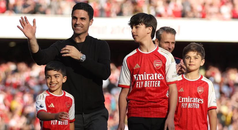 „Apa, bajnokok vagyunk!” – fia sírva közölte a nagy hírt az Arsenal edzőjével