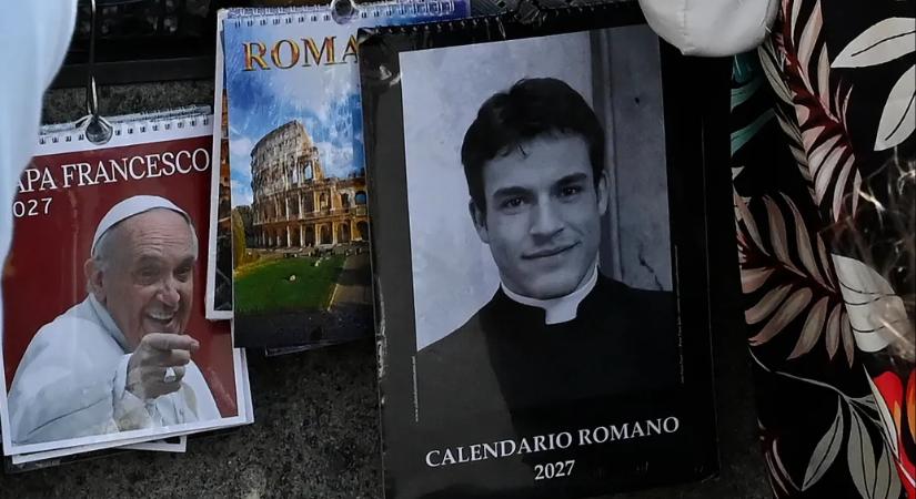A népszerű olasz szexi papos naptár címlapsztárjáról kiderült, hogy sosem volt pap