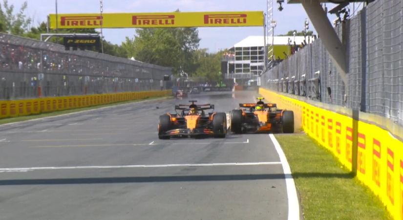 Összeomlás Montrealban: Így nyírta ki magát a McLaren a Kanadai Nagydíjon legutóbb