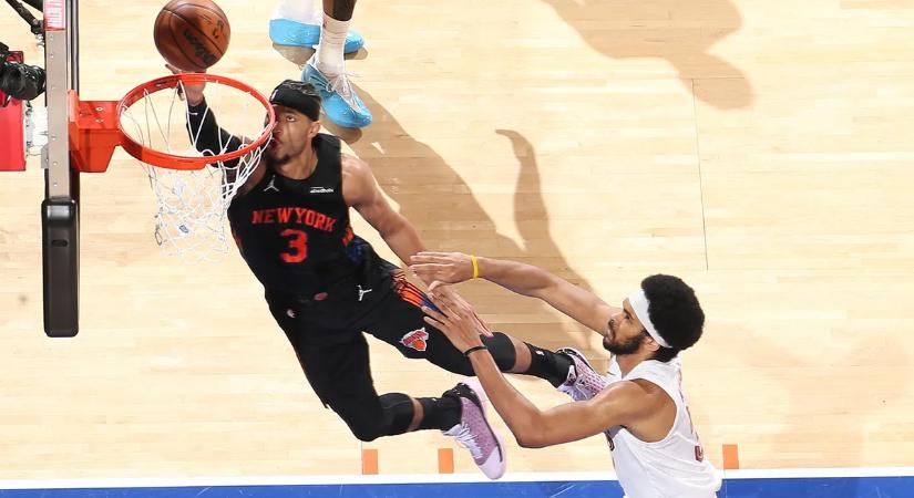 NBA: elsöprő roham a harmadik negyedben, a Knicks másodszor is nyert a Cavs ellen