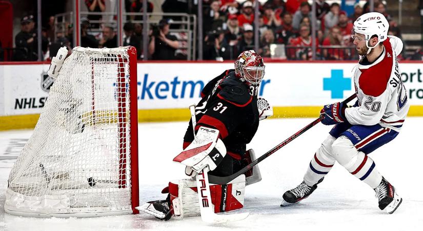 NHL: ebből nem lesz Hurricanes-söprés, a Montreal elvette riválisa hetek óta tartó veretlenségét