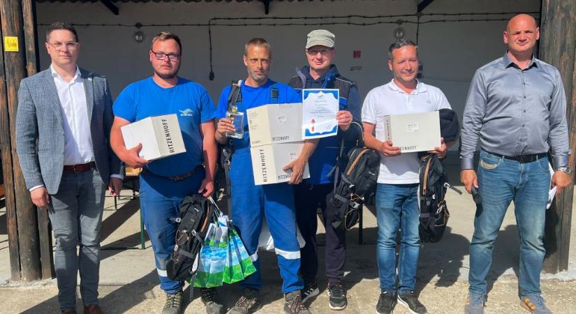 A bagi Szivárgásvadász csapata nyerte a DAKÖV házi szerelőversenyét