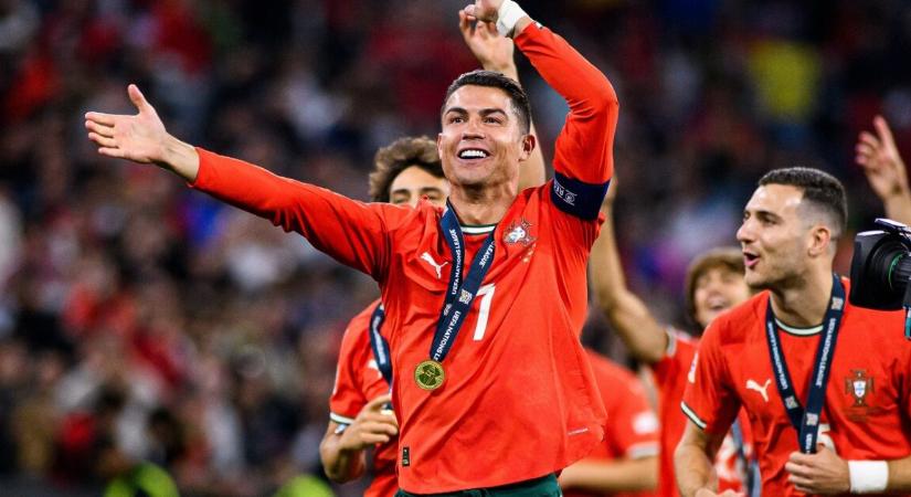 Cristiano Ronaldo sírva ünnepelte első szaúdi bajnoki címét az Al-Nassr élén (videó)