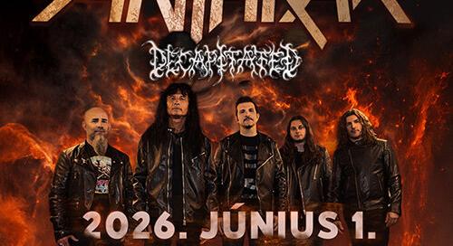 Anthrax - itt az első klip a Cursum Perficio albumról, június 1-én pedig koncert a Decapitateddel