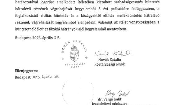 Itt olvasható egy helyen a kegyelmi ügyben a Sándor-palota által közzétett összes dokumentum