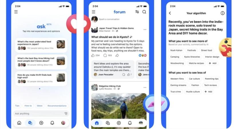 Készült egy újabb Facebook-alapú alkalmazás, amivel a Reddit babérjaira törne a Meta