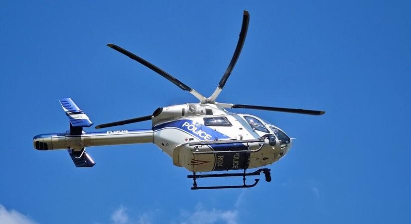Kiderült, miért jelent meg rendőrségi helikopter Szombathely felett - videó