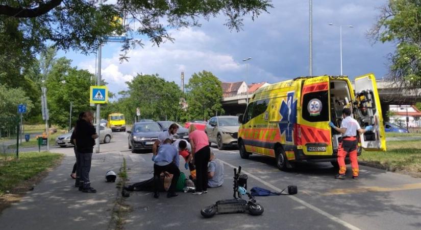 „Nem jók az esélyei” – válságos állapotban van az elektromos rollerrel elgázoltak óbudai férfi, megszólalt a sérült lánya
