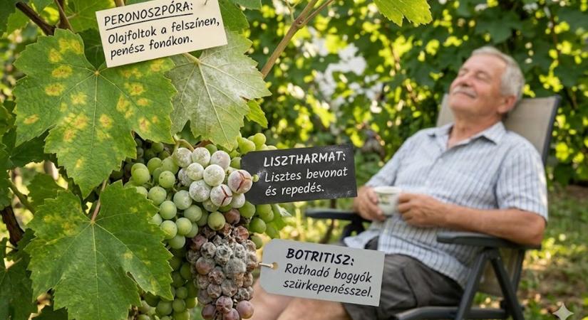 Peronoszpóra, lisztharmat, botritisz: most dőlhet el, milyen szőlőd lesz nyáron