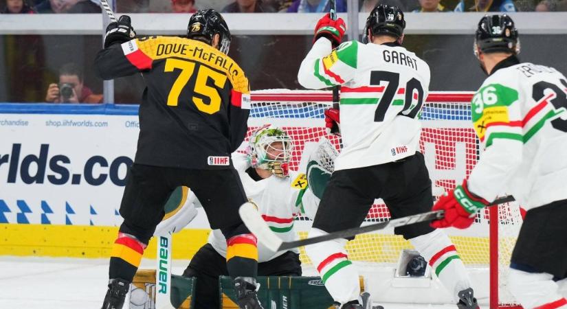 Hoki-vb: gyenge játékkal sima vereséget szenvedett a németektől a magyar válogatott