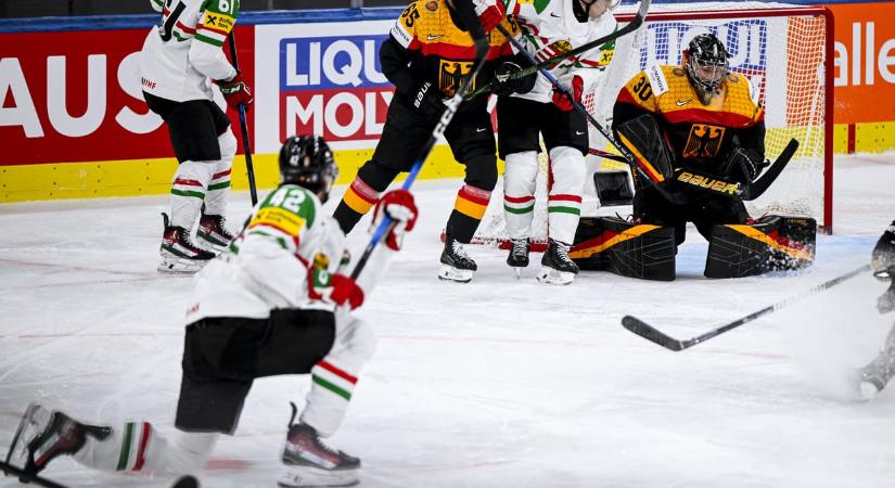 Hoki-vb: négy góllal kapott ki a magyar válogatott a németektől
