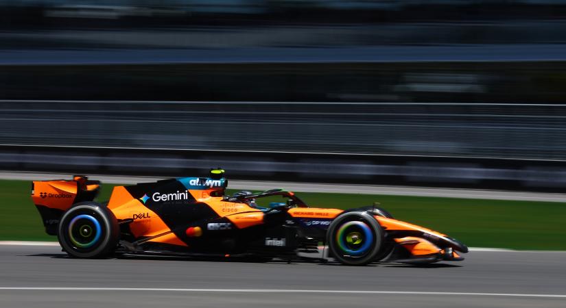 Agykárosodással versenyez Norris a Forma-1-ben