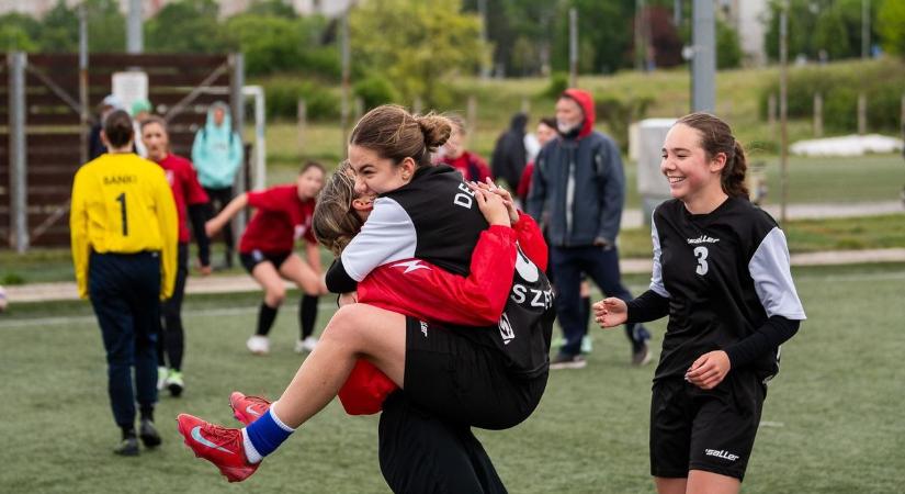 Nagy fölénnyel nyertek Veszprémben a szombathelyi lány focisták