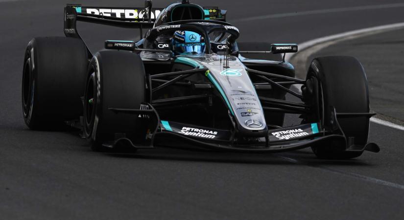 Russell rajtol az élről a kanadai sprinten