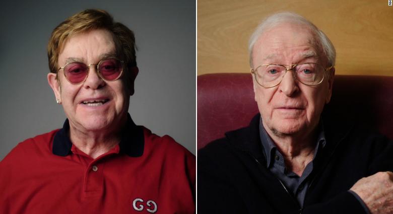 Covid: Elton John és Michael Caine közös videóban buzdít oltásra