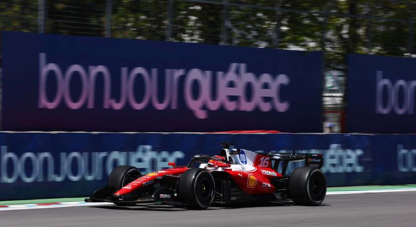 Leclerc gondban a Ferrarival Kanadában: nehéz hétvégére számít