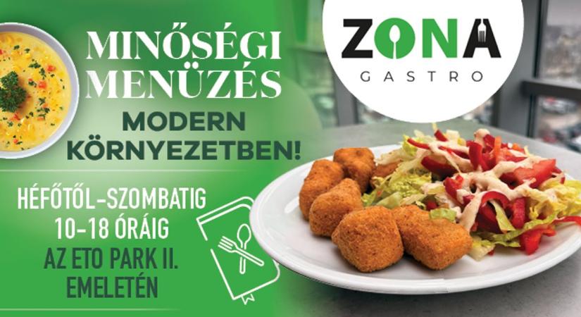 Házias ízek, minőségi menü a Zóna Gastro étteremben