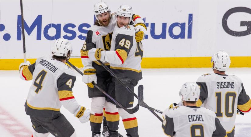 A Vegas Golden Knights másodszor is nyert idegenben a nyugati döntőben