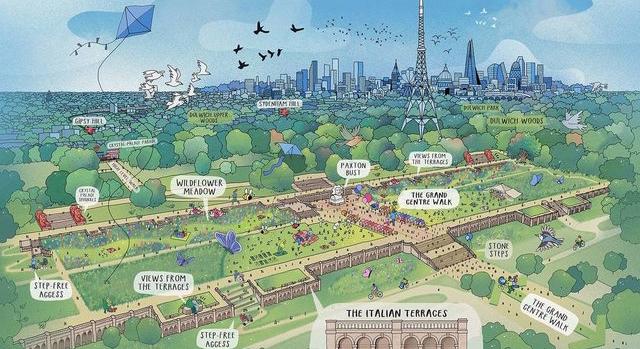 Kilencven év után megújul a londoni Kristálypalota parkja