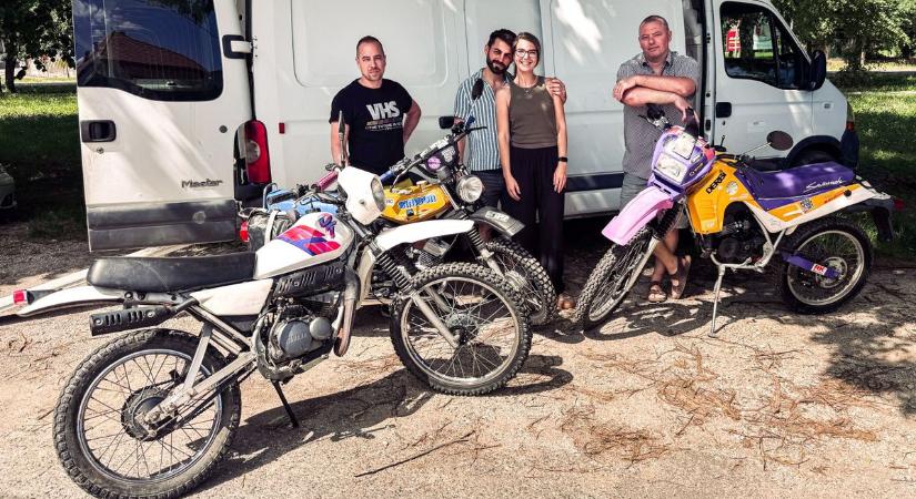 210 kilométer a senki földjén – Simsonnal és Derbivel "csapatja" a három zalai motoros (galéria, videó)