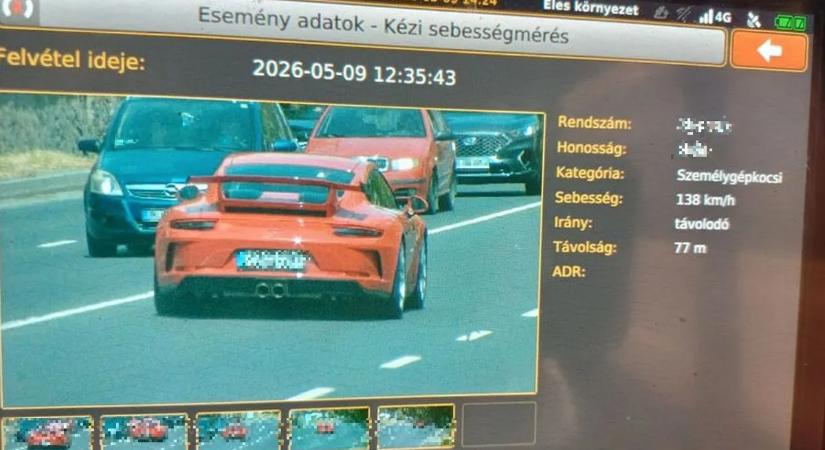 Autópályának nézte Salgótarján belvárosát a porschés – ment is a vaskos büntetés