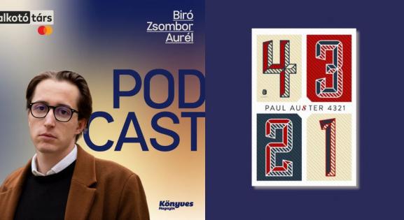 „A sorsszerűségről beszél” – Biró Zsombor Aurél kedven regényéről mesél az Alkotótárs podcastben