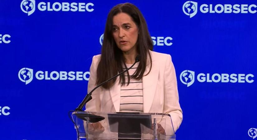 Orbán Anita a GLOBSEC konferencián: „A Tisza Pártnak sikerült kiépítenie egy alternatív politikai infrastruktúrát”