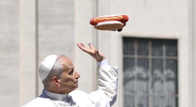 Leó pápa hot doggal, egy kis róka pedig katicával játszadozik: ezek voltak a hét legjobb képei – fotók