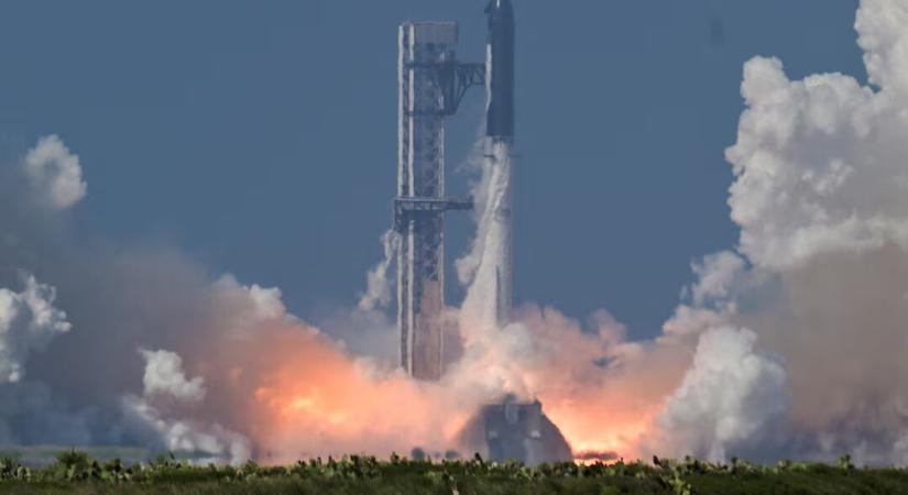 A SpaceX először indította el a Starship V3-at – a történelem legnagyobb teljesítményű rakétáját